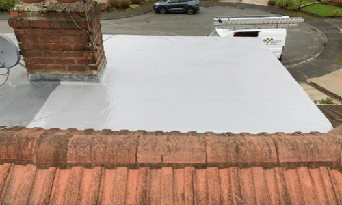 GRP fibreglass flat roof fitted in Winsford by Regancy Roofing