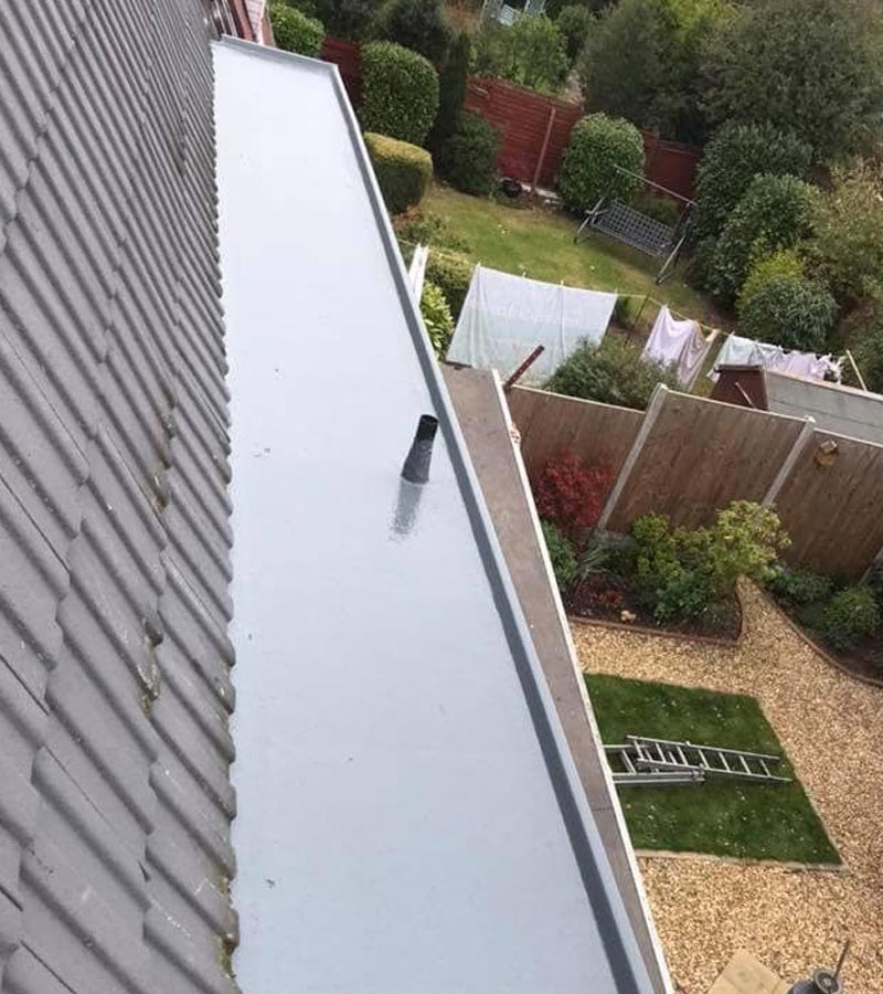 EPDM rubber flat roof in Winsford by Regancy Roofing